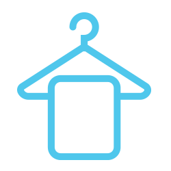 Fresh folded laundry delivered back to your door
